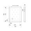 Sanitana Anabela Ντουζιέρα ορθογώνια 72x90 54217290 (3 άτοκες δόσεις) Sanitana Anabela Ντουζιέρα ορθογώνια 72x90 54217290 (3 άτοκες δόσεις)