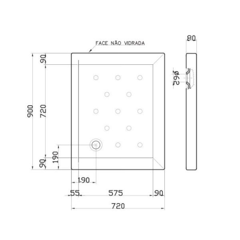 Sanitana Anabela Ντουζιέρα ορθογώνια 72x90 54217290 (3 άτοκες δόσεις) Sanitana Anabela Ντουζιέρα ορθογώνια 72x90 54217290 (3 άτοκες δόσεις)