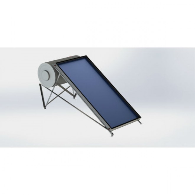 BigSolar Eco Plus 160lt/2,5m² Ηλιακός Θερμοσίφωνας Glass Διπλής Ενέργειας επιλεκτικός (3 άτοκες δόσεις)