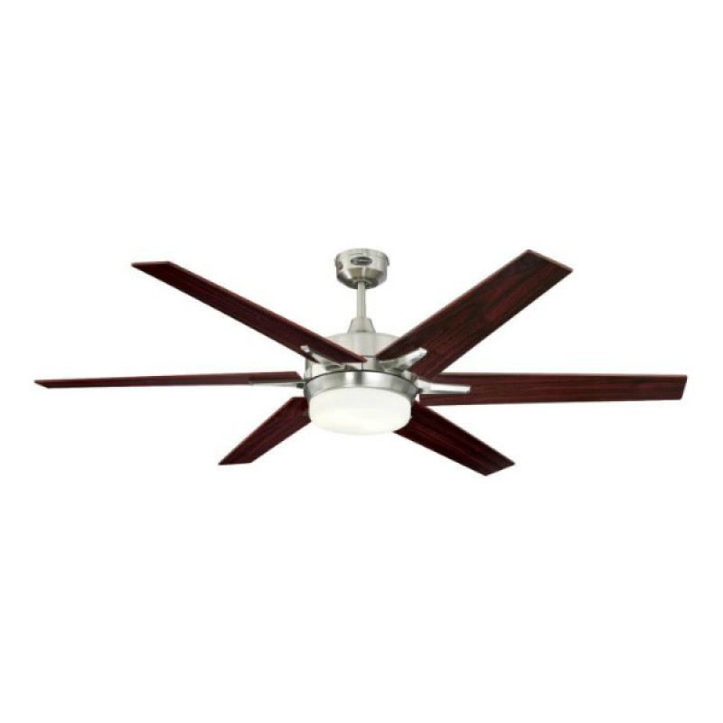 Westinghouse Ανεμιστήρας Οροφής CAYUGA 152 cm brushed nickel 72077 (3 άτοκες δόσεις)