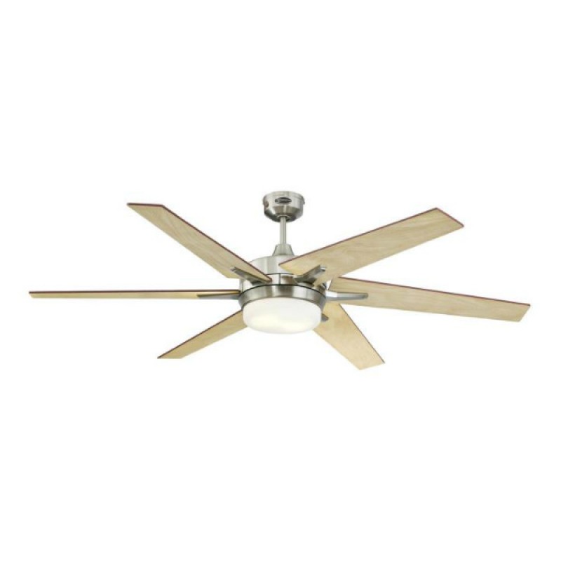 Westinghouse Ανεμιστήρας Οροφής CAYUGA 152 cm brushed nickel 72077 (3 άτοκες δόσεις)