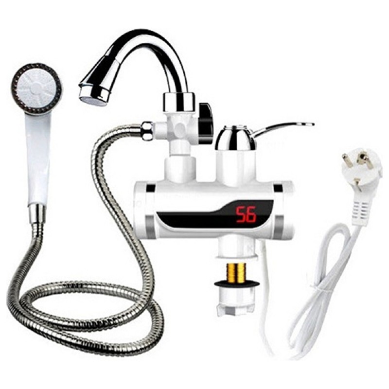 Cronus O Ring LE 6 Ταχυθερμαντήρας Βρύση Λευκό 3,3 kW (3 άτοκες δόσεις)