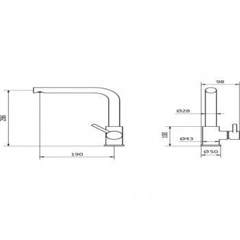 Μπαταρία Νεροχύτη Teorema MiNiMAL 35 mm 175030 (3 άτοκες δόσεις)