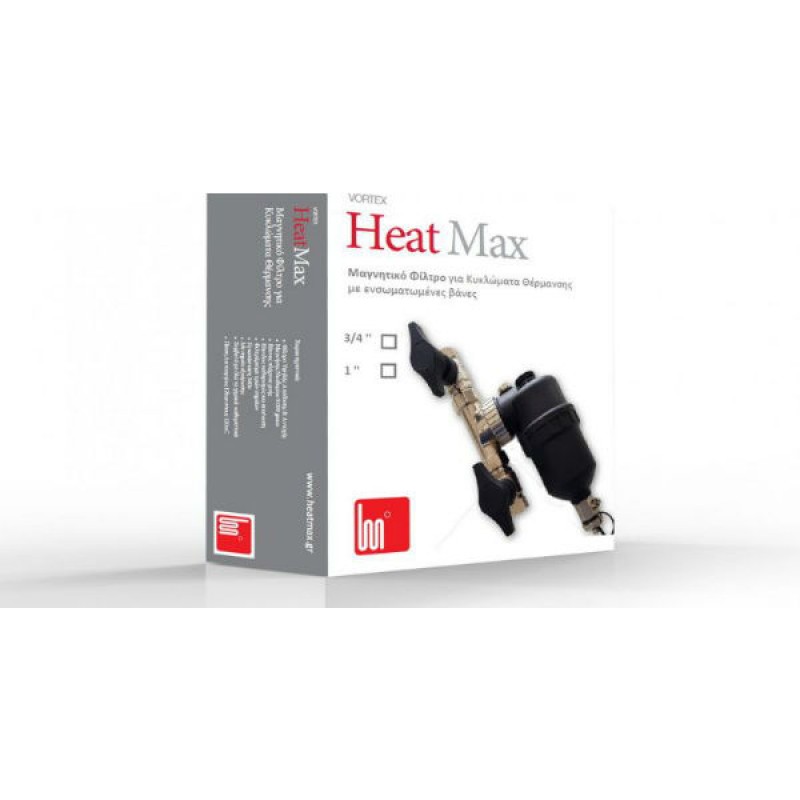 Votrex Heatmax μαγνητικό Φίλτρο Προστασίας για κυκλώματα θέρμανσης με ενσωματωμένες βάνες 1″ (3 άτοκες δόσεις)