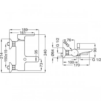Teorema KART 176150 Μπαταρία λουτρού (3 άτοκες δόσεις)