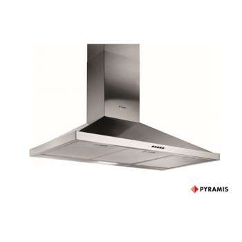 Pyramis Ecoline 90 065030901 Απορροφητήρας 90cm Καμινάδα Τετράγωνη (3 άτοκες δόσεις)