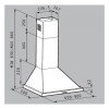 Pyramis Ecoline 90 065030901 Απορροφητήρας 90cm Καμινάδα Τετράγωνη (3 άτοκες δόσεις)
