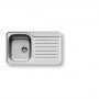 Νεροχύτης ανοξείδωτος σαγρέ PYRAMIS SPACE MINI 1B 1D 80x48 108722501 (3 άτοκες δόσεις)