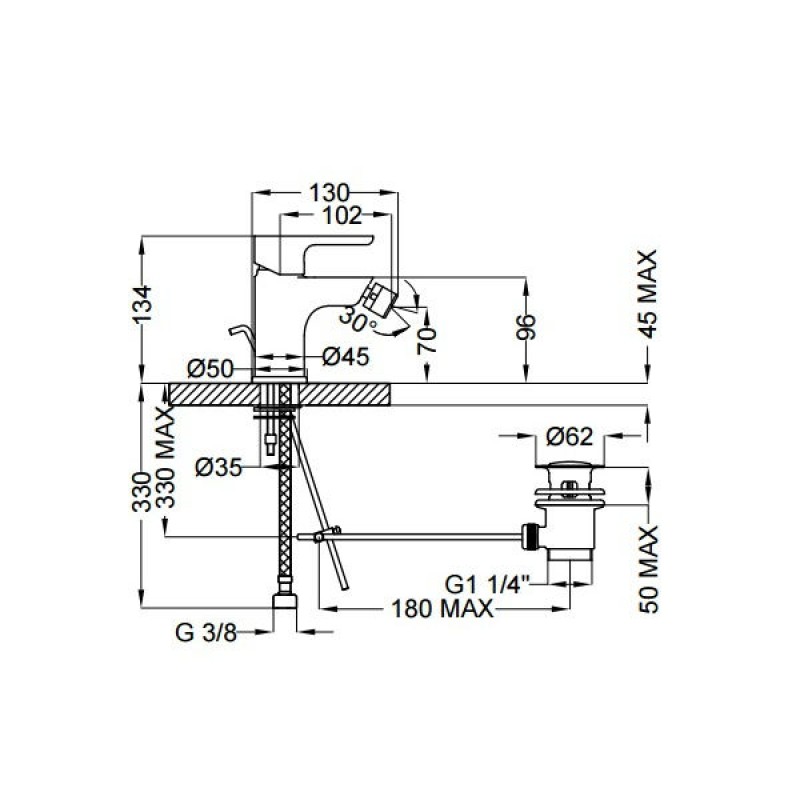 Teorema GOOD LIFE 186401 Μπαταρία μπιντέ (3 άτοκες δόσεις)