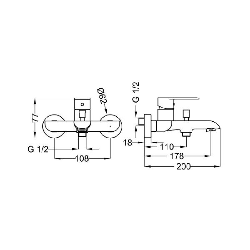 Teorema XS 188200 Μπαταρία ντουζιέρας χρωμέ (3 άτοκες δόσεις) Teorema XS 188200 Μπαταρία ντουζιέρας χρωμέ (3 άτοκες δόσεις)