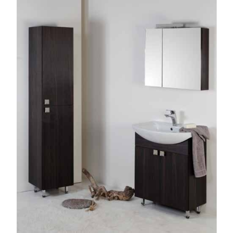 Colosseum Zeus 75 Σετ Μπάνιου με Νιπτήρα και Καθρέπτη Wenge 832371 (3 άτοκες δόσεις)